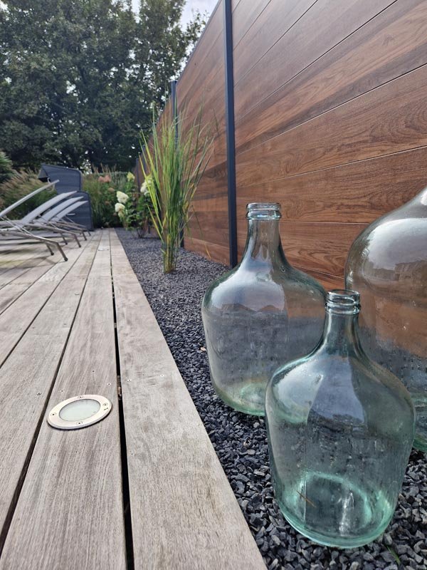 terrasse en bois led